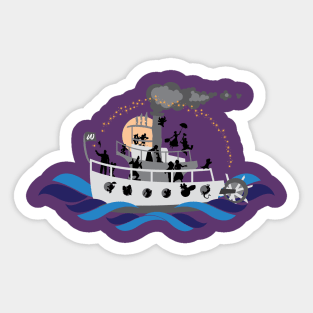 Steamboat Sticker